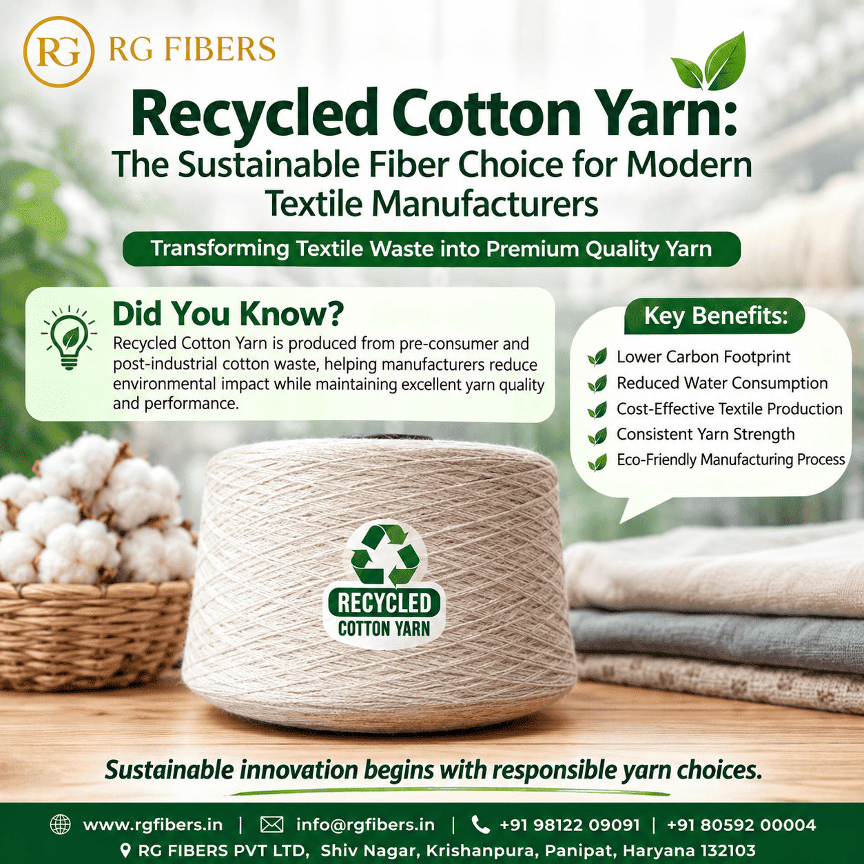 Recycled Cotton Yarn